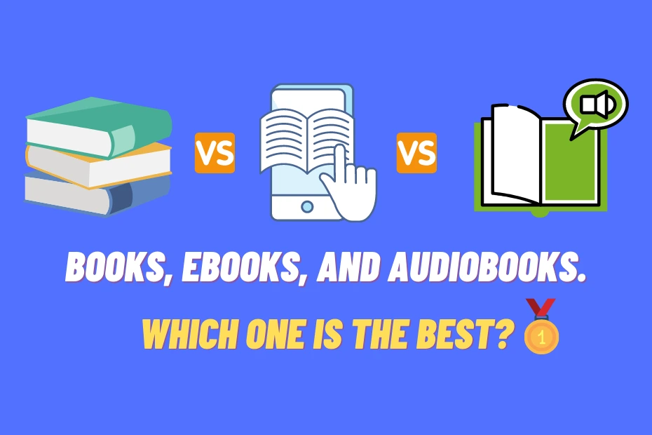 Nowadays when it comes to reading, we have too many choices about the carriers which are physical books, ebooks, and audiobooks.