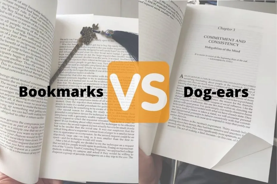 unique bookmarks vs dog-ears