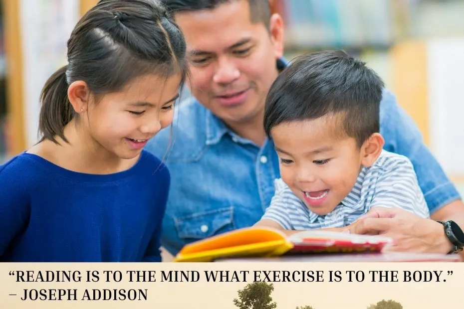 Free books for kids.
“Reading is to the mind what exercise is to the body.” – Joseph Addison